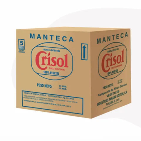 Manteca Crisol 33lb