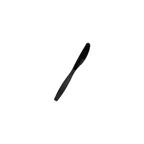 Cuchillo Plástico Negro (1000u)
