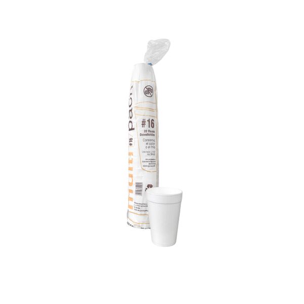 Vaso Foam No.16 (500u)